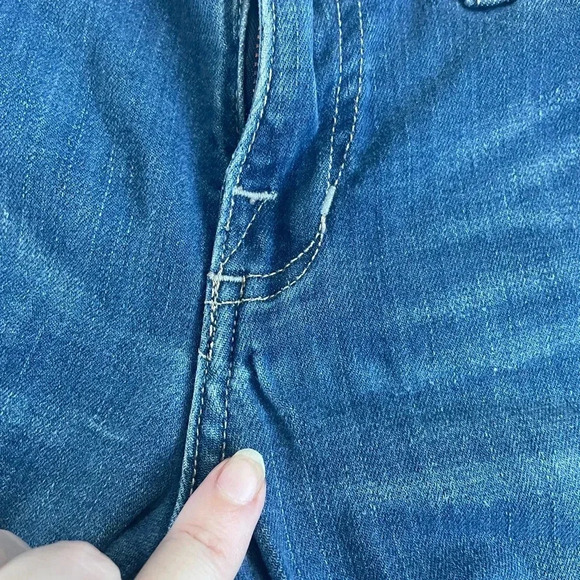 Rock & Republic INDEE boyfriend distressed jeans 6 Cropped GUC 0247 - Picture 7 of 14